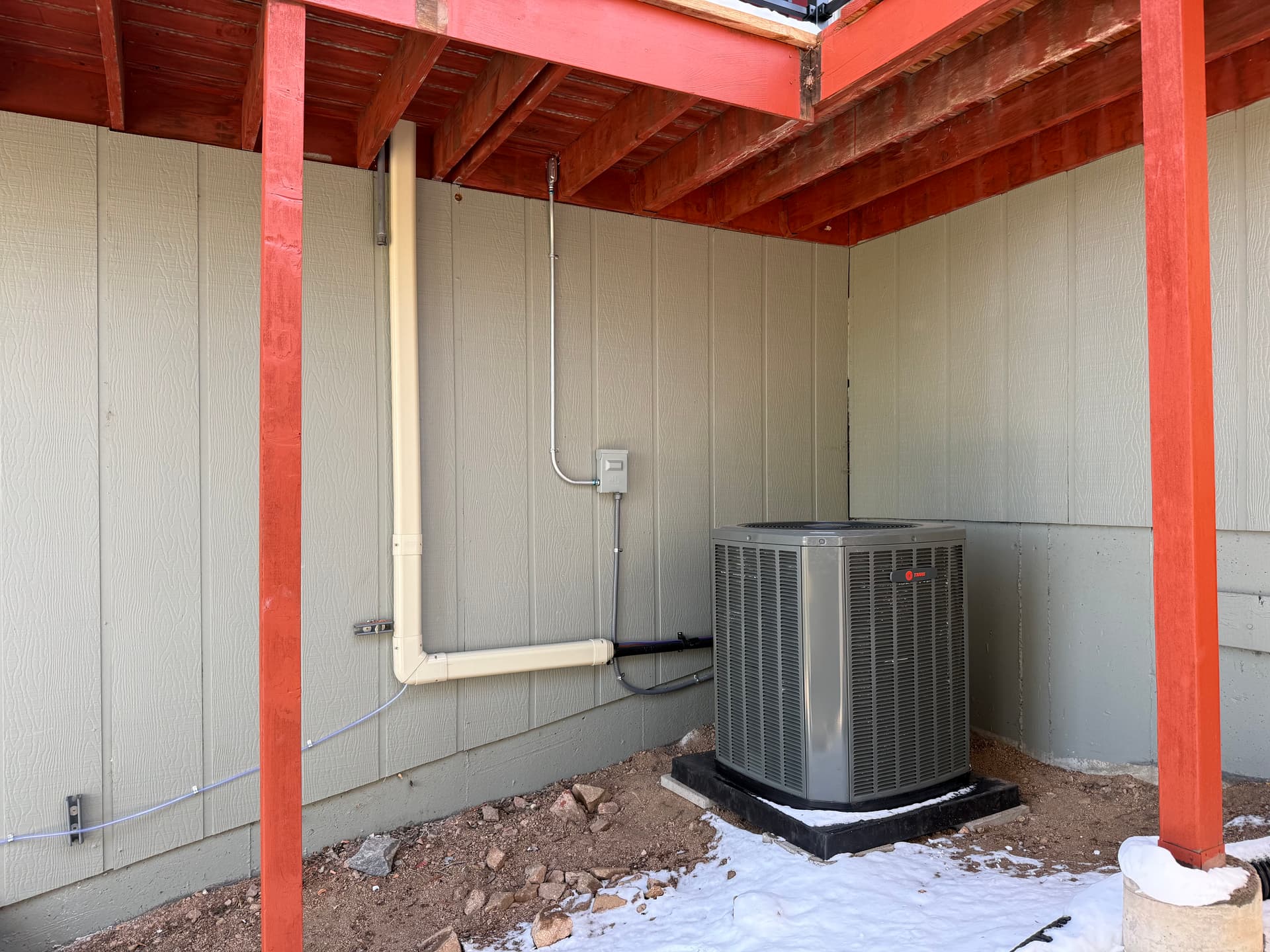 Gallery photos for Electric Baseboard to Full HVAC System Install in Conifer: Image #3