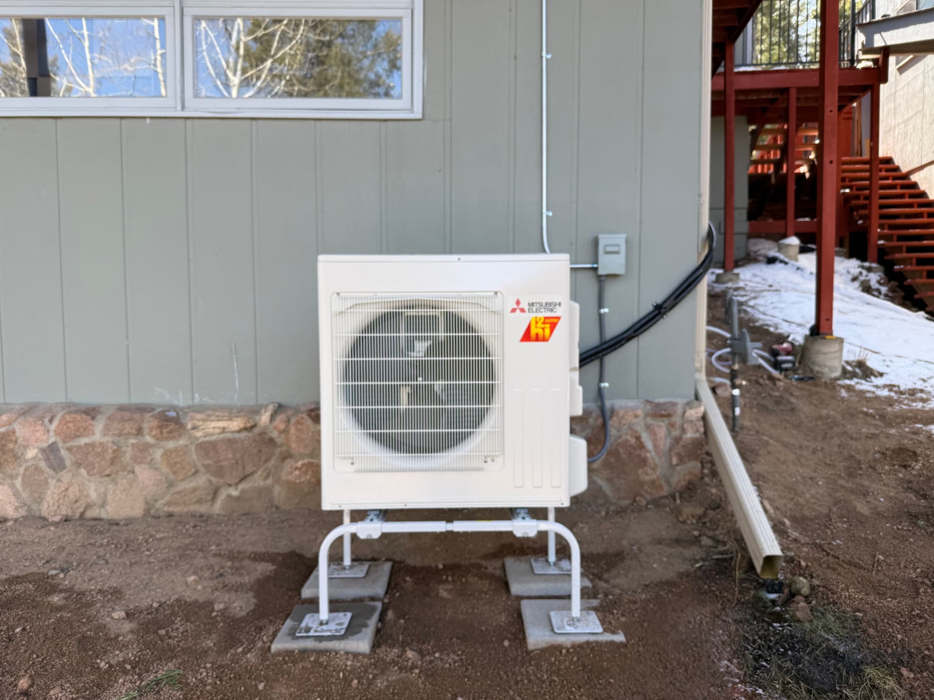 Gallery photos for Electric Baseboard to Full HVAC System Install in Conifer: Image #2