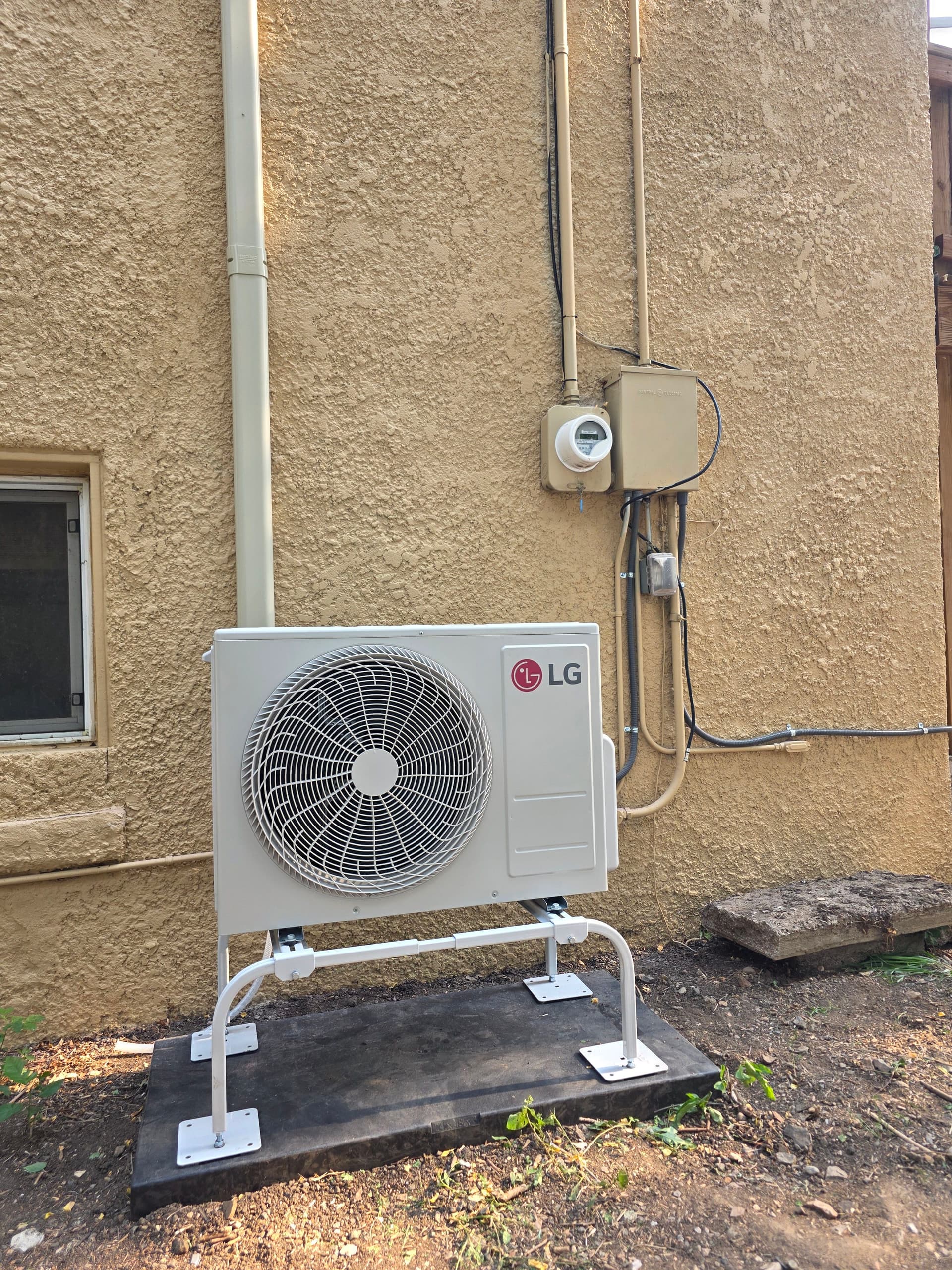 Dual LG Mini-Split Install with Full Electrical and Line Hide image