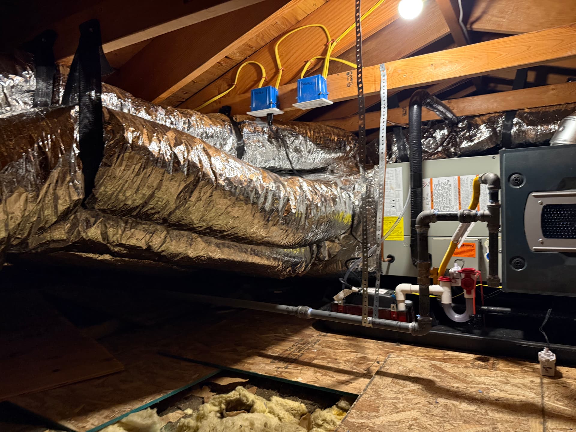 Gallery photos for Electric Baseboard to Full HVAC System Install in Conifer: Image #1